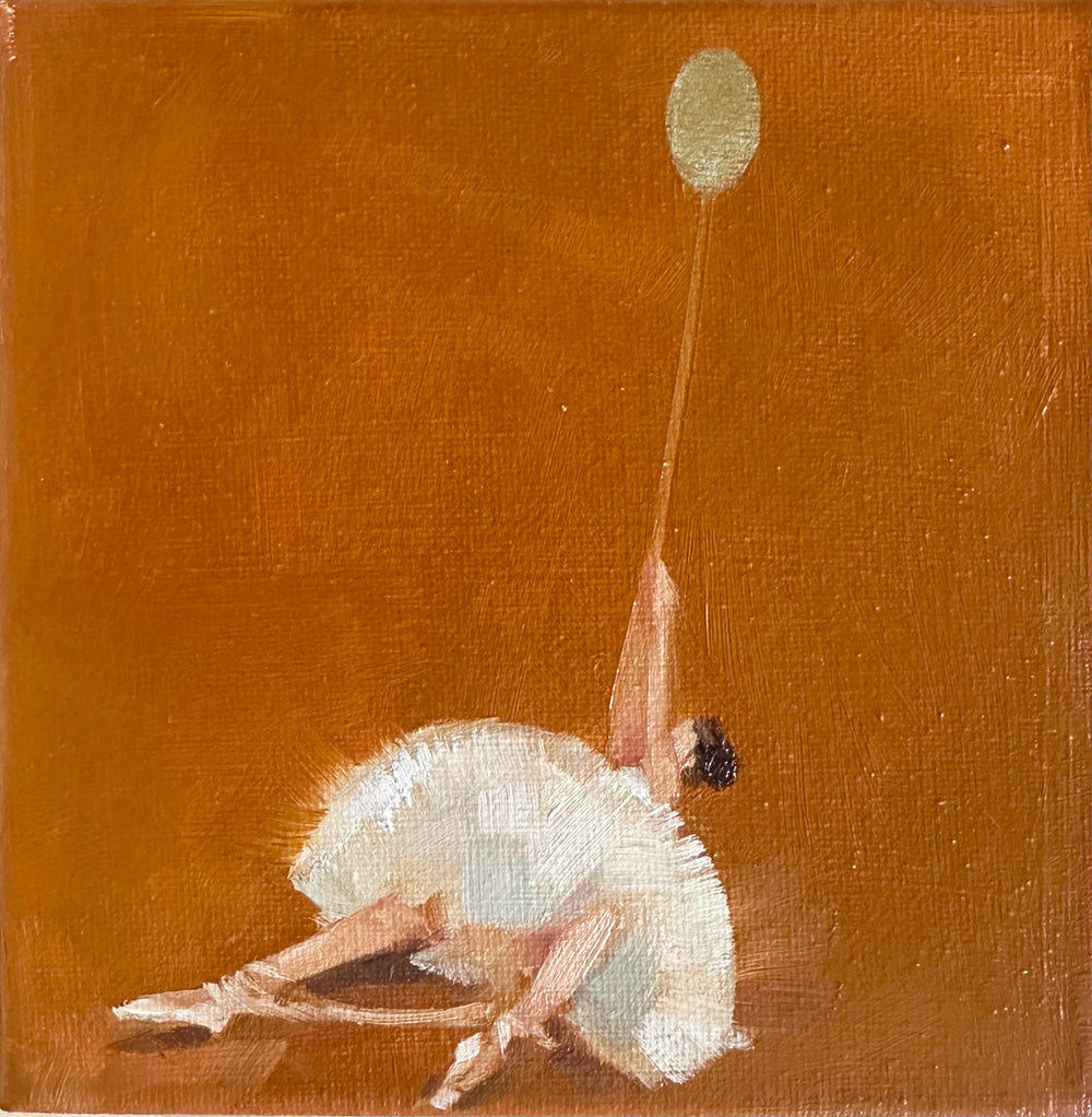 Zory McGrath - Little Ballerina with Gold Balloon (Italian pink)