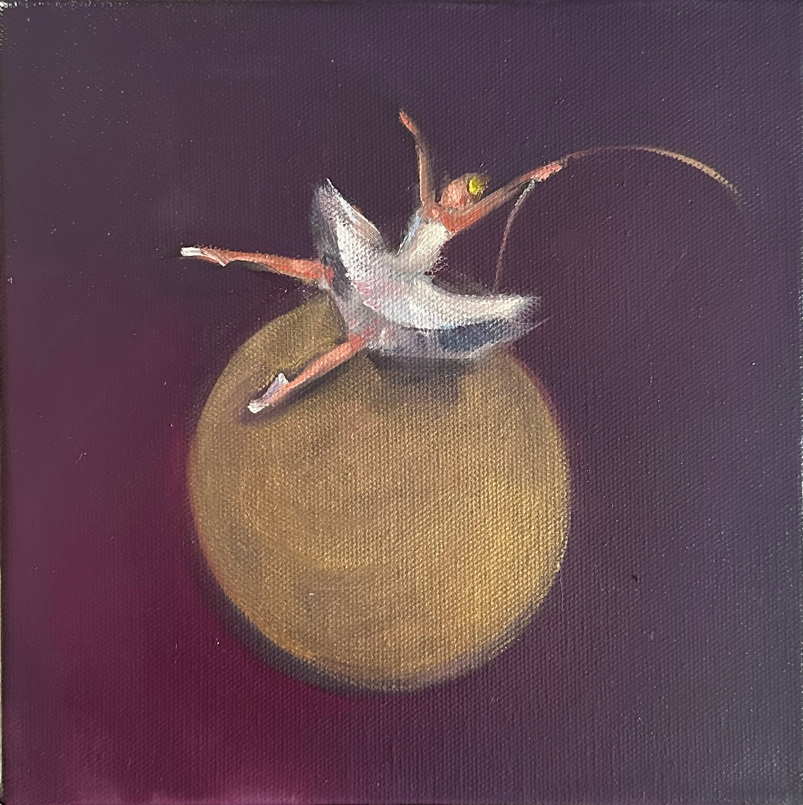 Zory McGrath - Little Ballerina w. Gold Balloon / Mauve