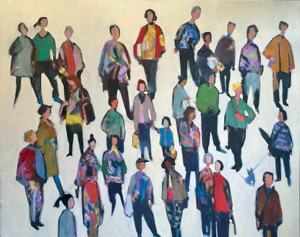 Zory McGrath - City Crowd - White