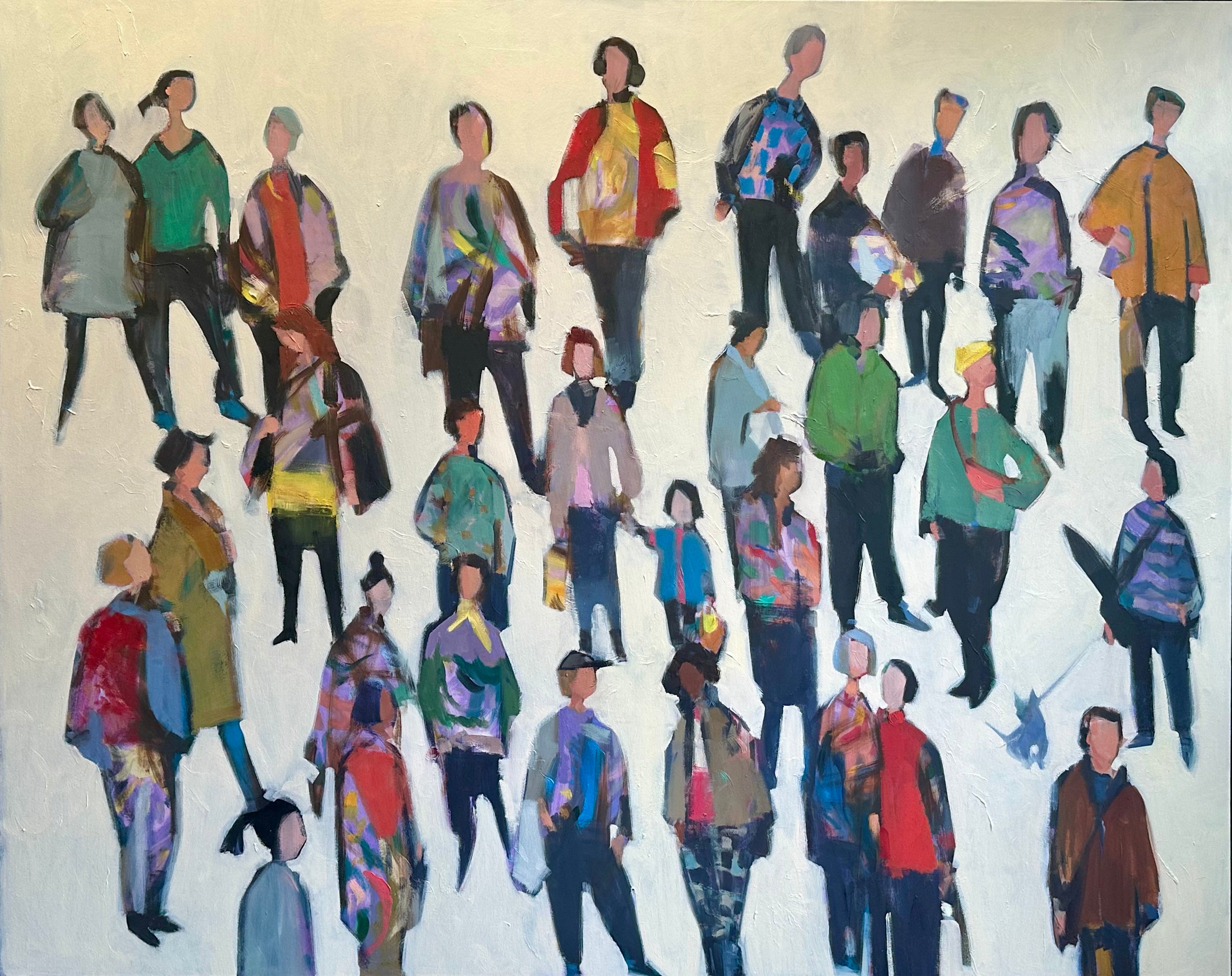 Zory McGrath - City Crowd - White