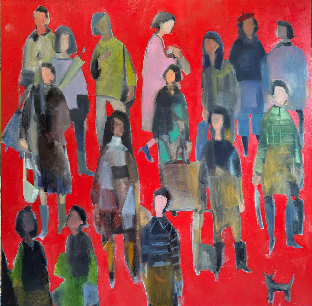 Zory McGrath - City Crowd - Red