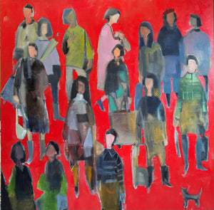 Zory McGrath - City Crowd - Red