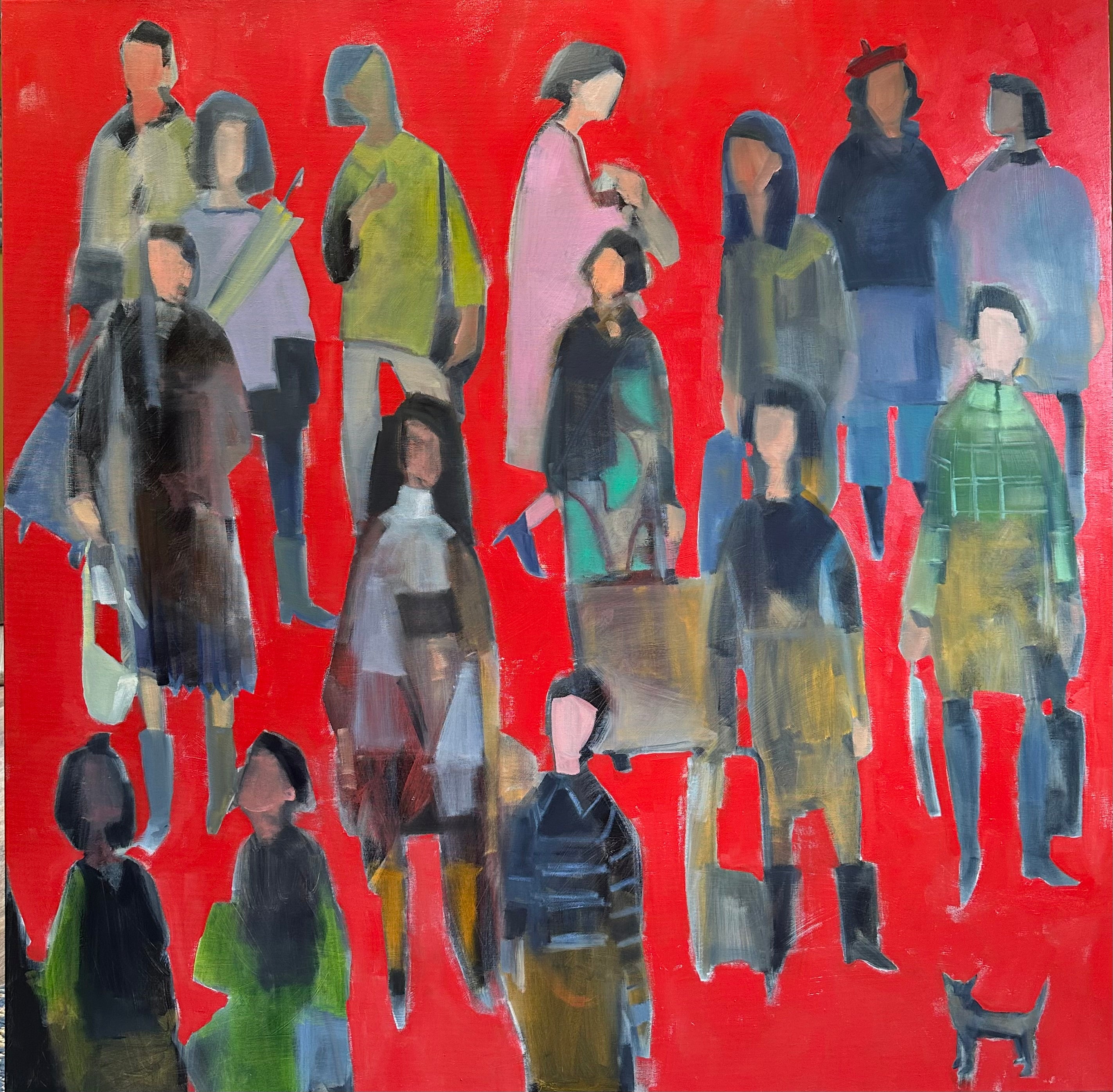 Zory McGrath - City Crowd - Red