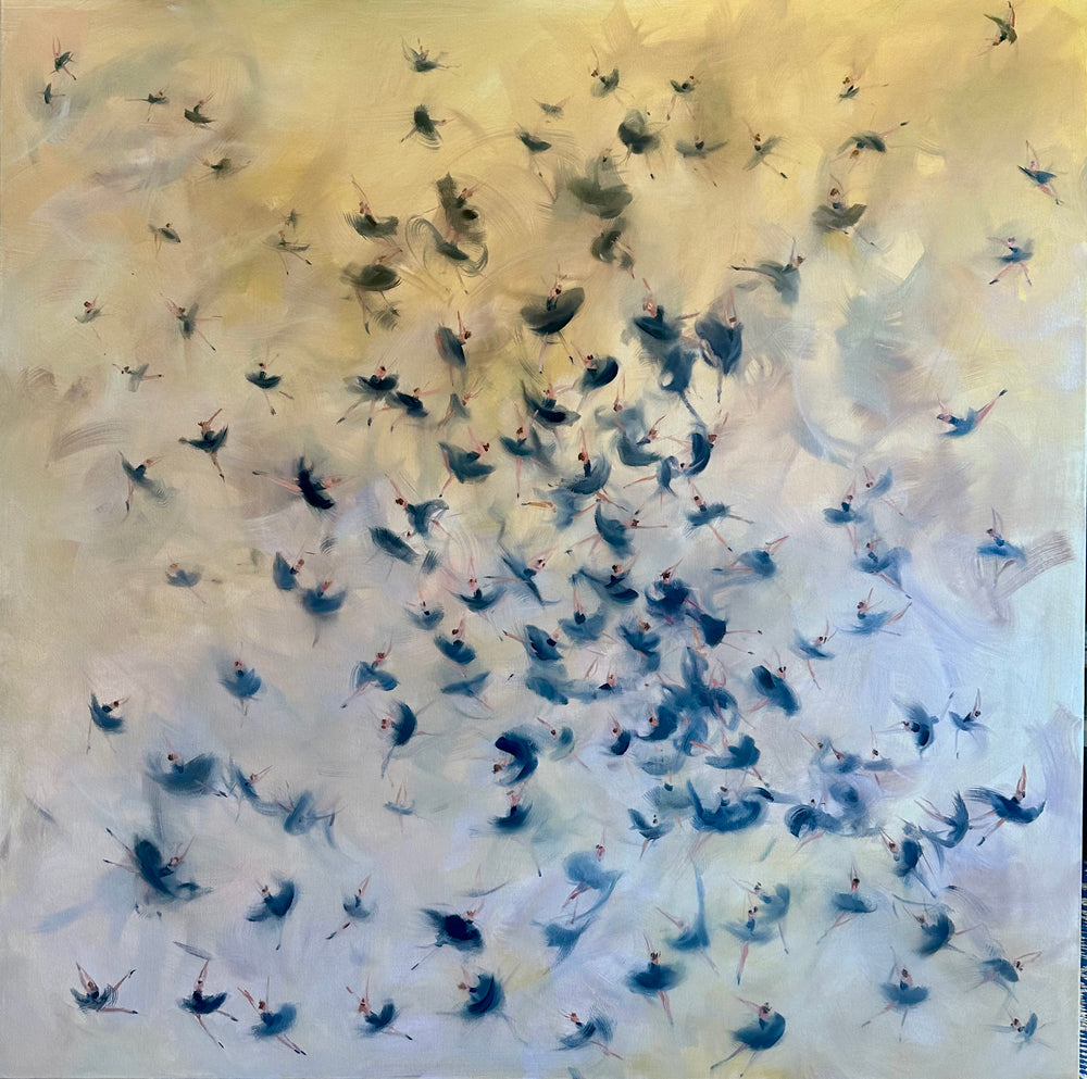 Zory McGrath - Ballerina’s Pirouette in deep blue