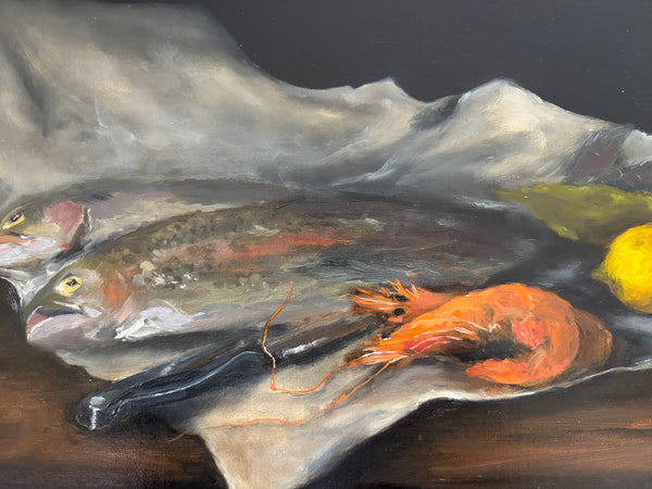 Madaline Harris-Schober - Fish Market: Homage to Griffiths