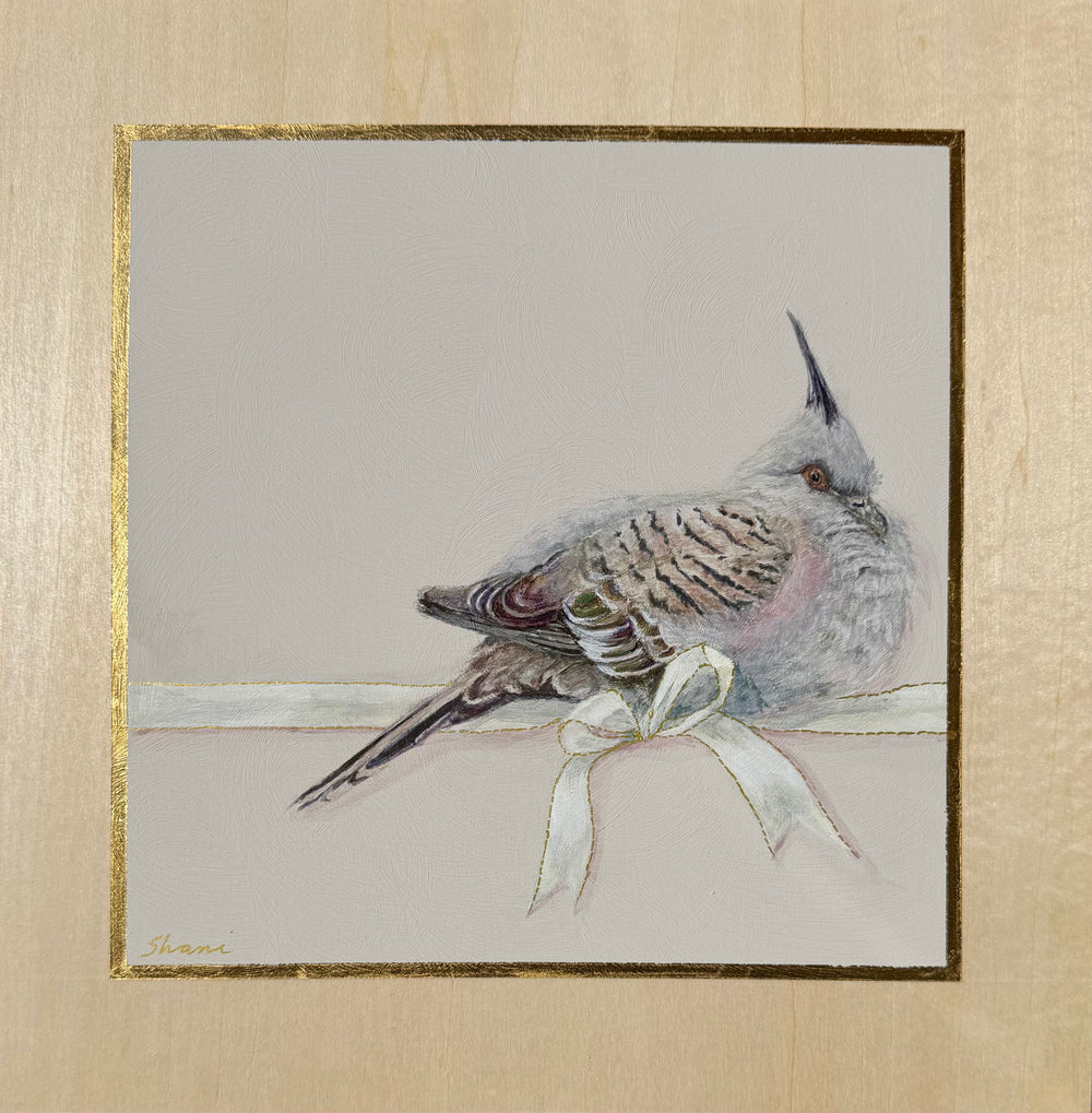 Shani White - A Rested Crested Pigeon