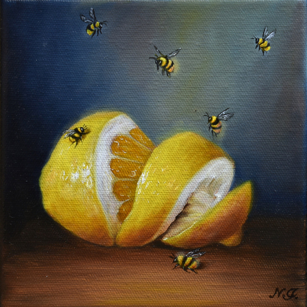 Natasha Junmanee - Peeled Lemon and Bumblebees