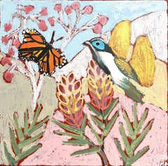 Hannah Goggs | The Moody Rabbit - Gentle Soul Blue Faced Honeyeater