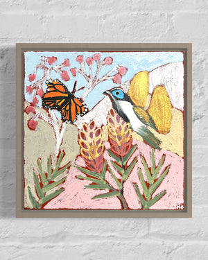Hannah Goggs | The Moody Rabbit - Gentle Soul Blue Faced Honeyeater