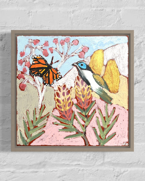 Hannah Goggs | The Moody Rabbit - Gentle Soul Blue Faced Honeyeater