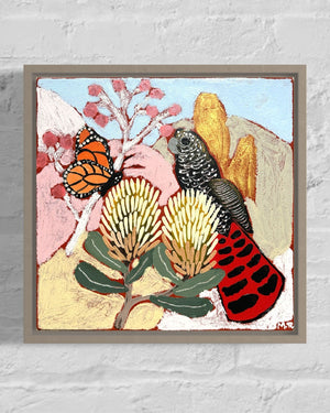 Hannah Goggs | The Moody Rabbit - Gentle Soul Red-Tail Cockatoo