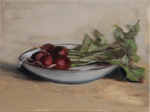 Jessica Olpp - Nature morte avec botte de radis