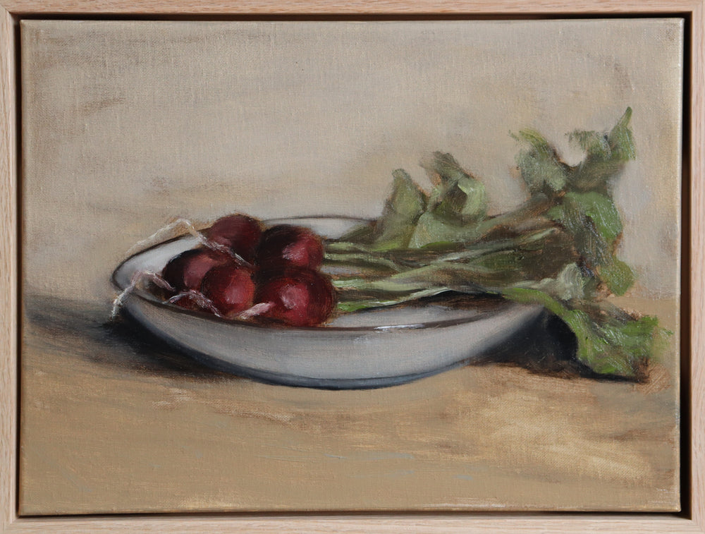 Jessica Olpp - Nature morte avec botte de radis