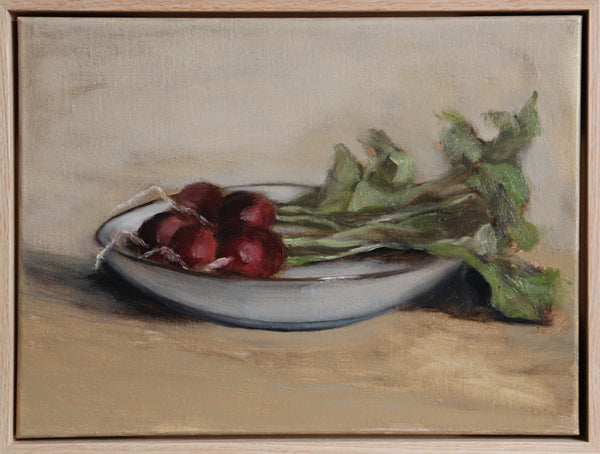 Jessica Olpp - Nature morte avec botte de radis