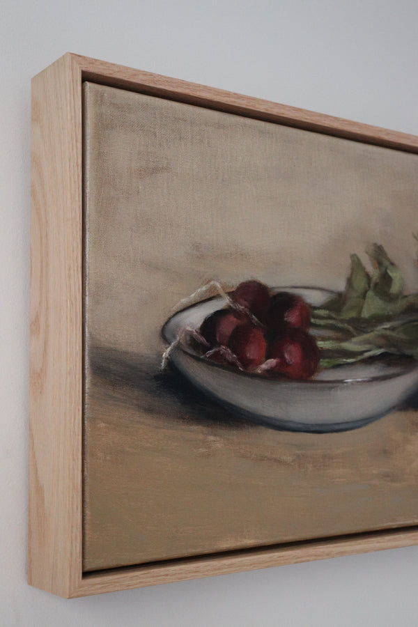 Jessica Olpp - Nature morte avec botte de radis
