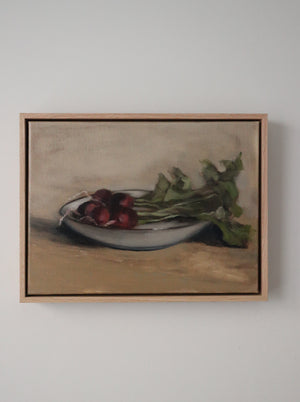 Jessica Olpp - Nature morte avec botte de radis