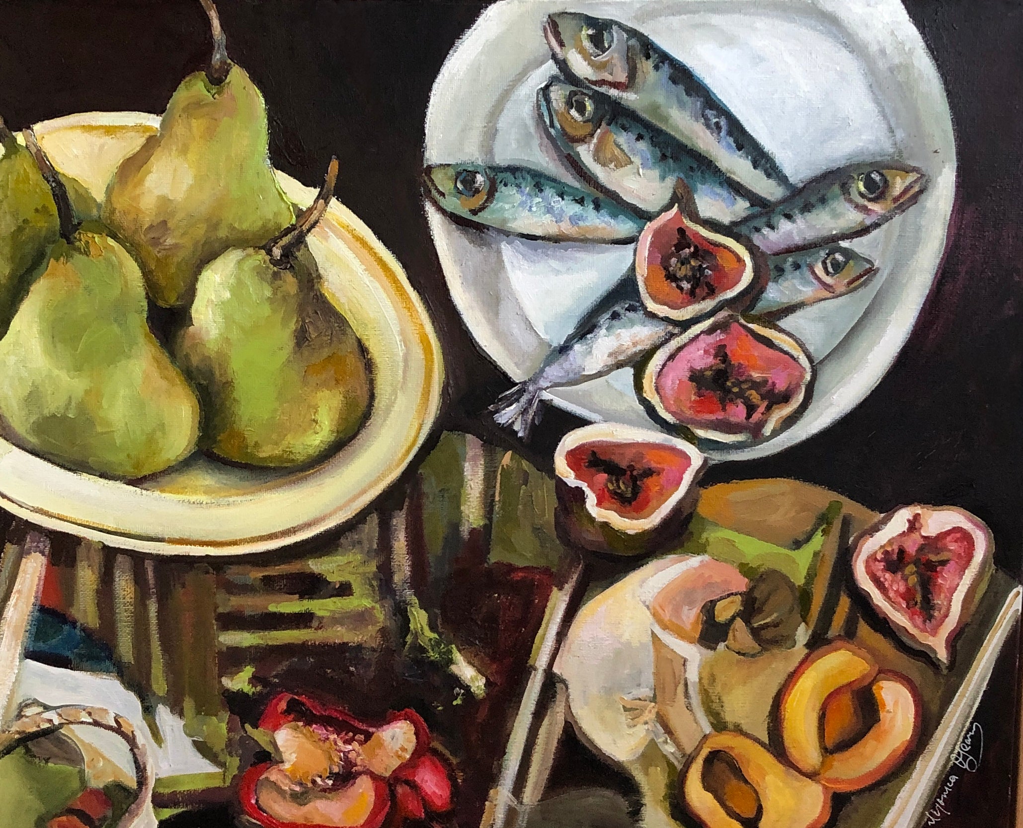 Veronica O’Leary - Pears, Pilchards and Monet