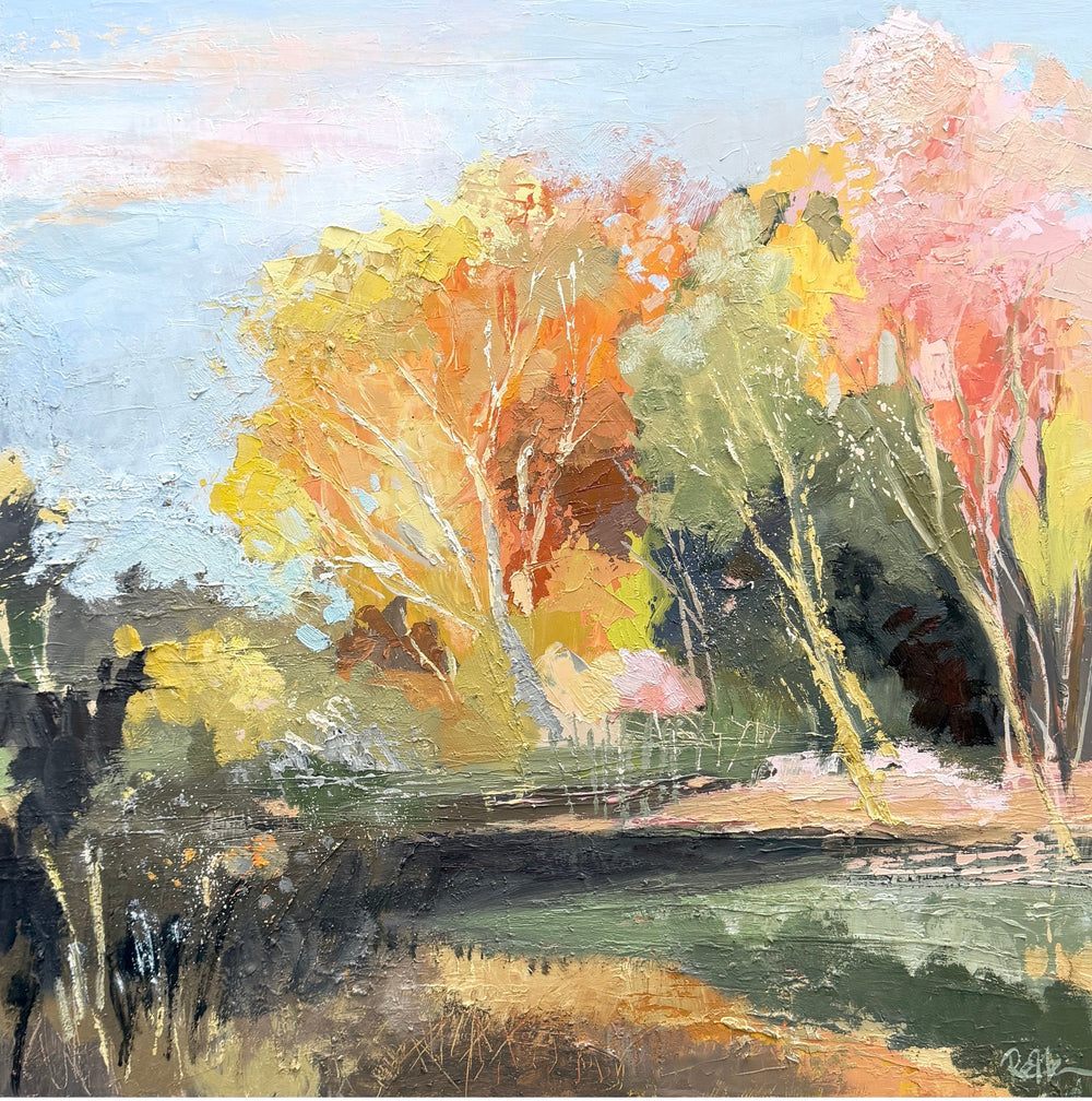 Rachel Melchers - The Trees Glow Pink and Gold