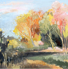 Rachel Melchers - The Trees Glow Pink and Gold