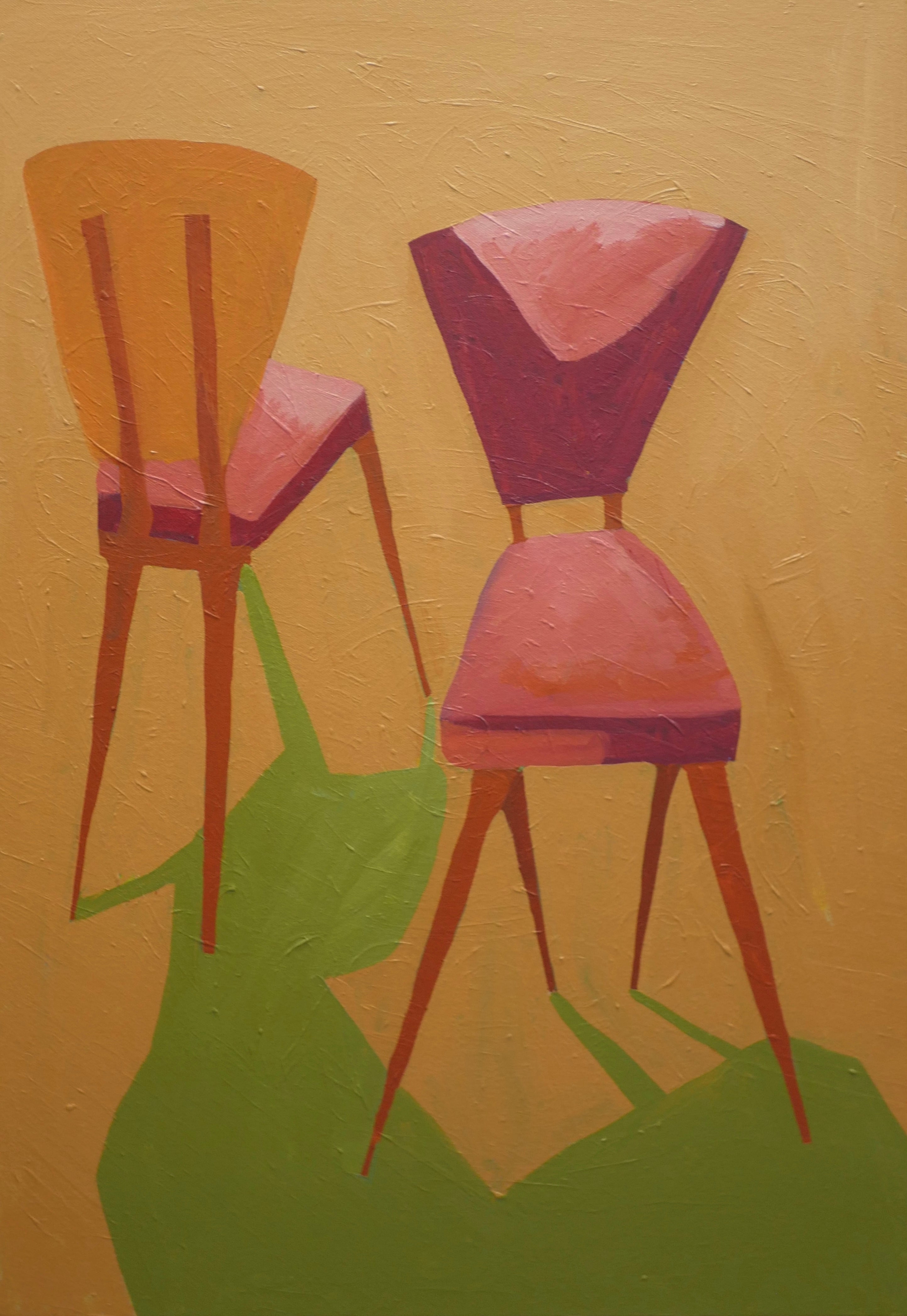 Lily Platts - Red Vinyl Chairs