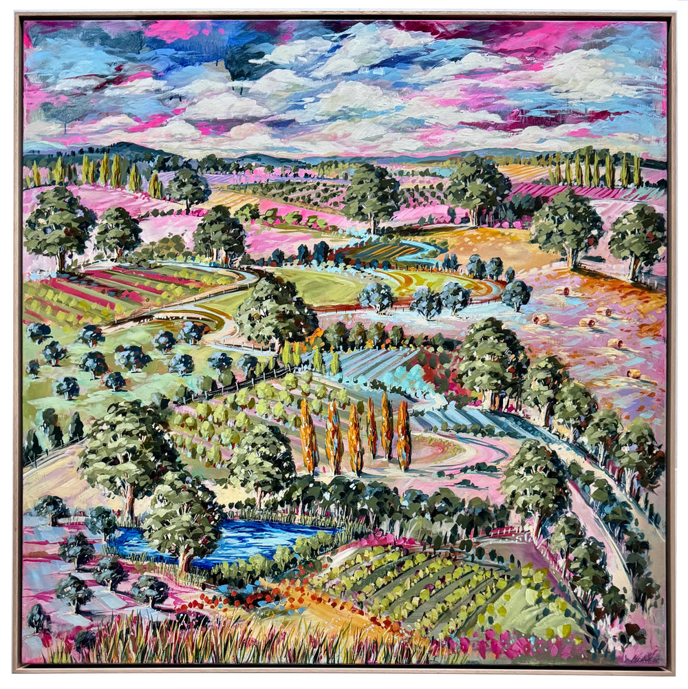 Cathy Usatoff -Rolling Hills of Red Hill