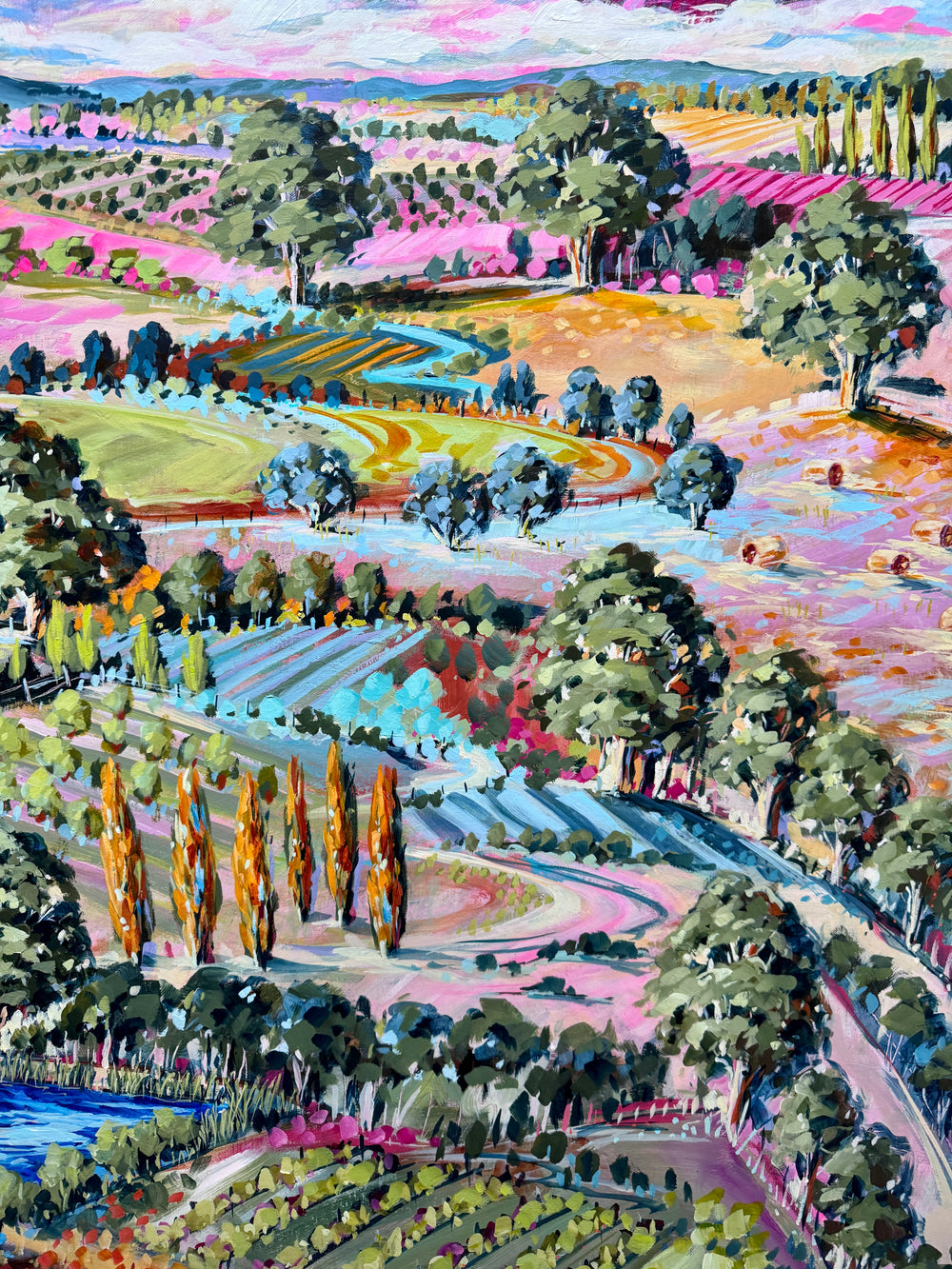 Cathy Usatoff -Rolling Hills of Red Hill
