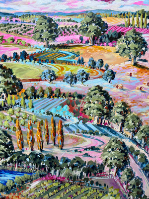 Cathy Usatoff -Rolling Hills of Red Hill