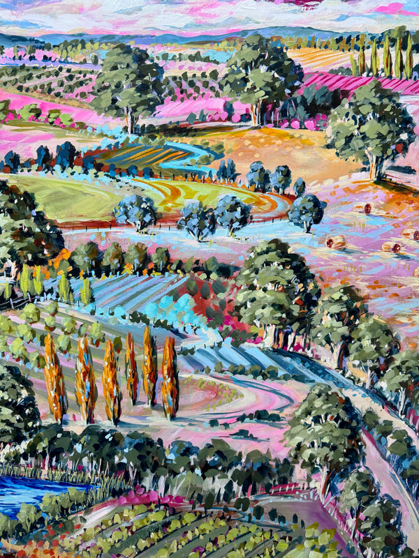Cathy Usatoff -Rolling Hills of Red Hill