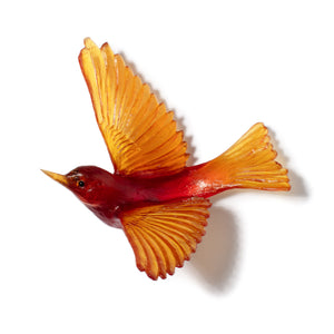 Luke Jacomb Studio - Silvereye (Dark Orange Red)