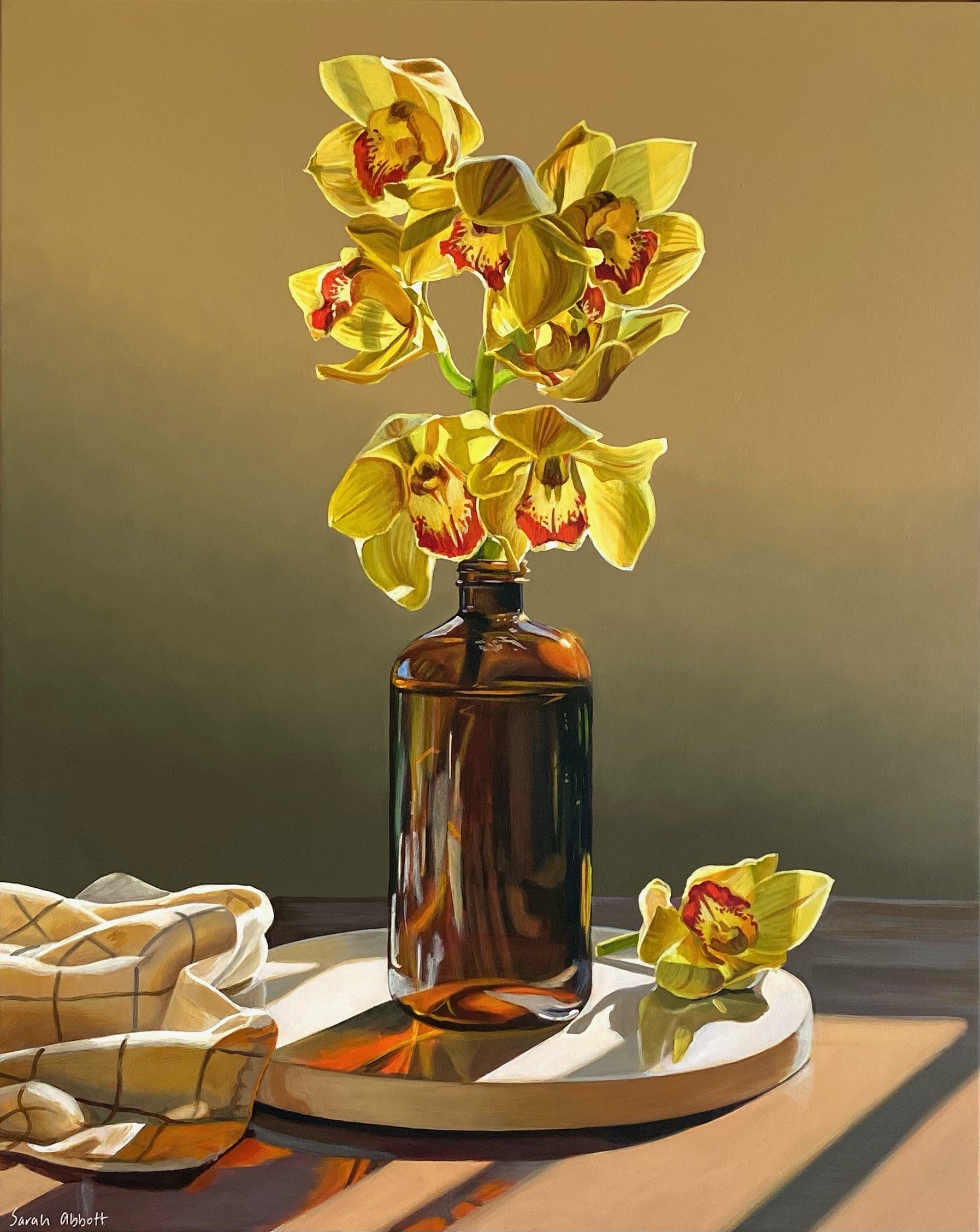 Sarah Abbott  - Ochre Orchid