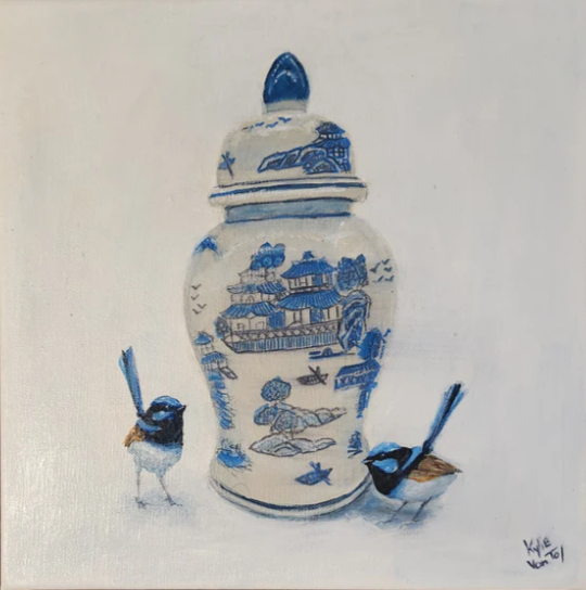 Kyle Van Tol - Ginger Jar with Visitors