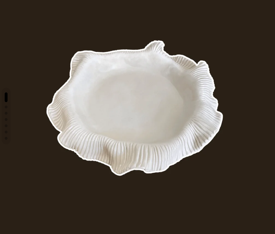 Thompson Lane - Large Dish (white)