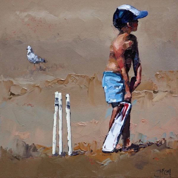 Claire McCall - Beach Cricketer