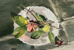 Simone Hale - Crabapples in a White Dish
