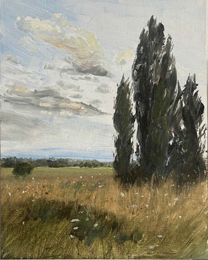 Simone Hale - Summer Evening near the Railway Line