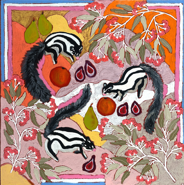 Hannah Goggs | The Moody Rabbit - Striped Torresian Possums