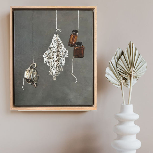 Trudi Harley - Teapot Doily and Bottles