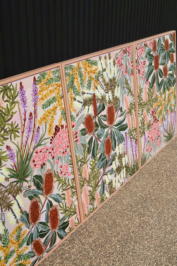 Amy Gibbs - Let's Take A Walk (triptych)