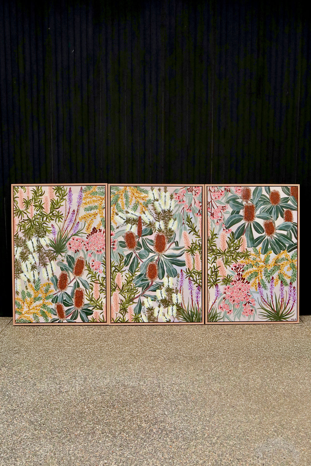 Amy Gibbs - Let's Take A Walk (triptych)