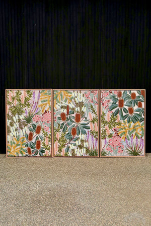 Amy Gibbs - Let's Take A Walk (triptych)
