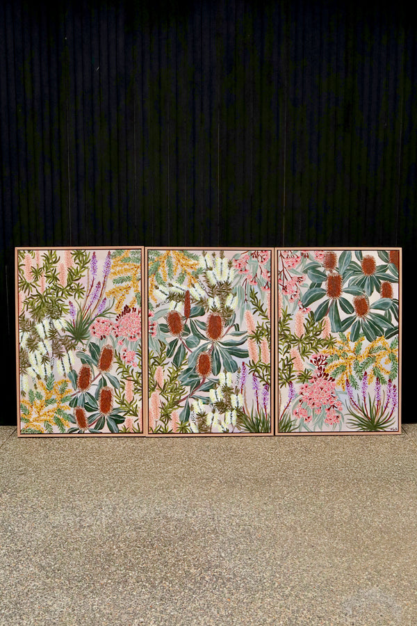 Amy Gibbs - Let's Take A Walk (triptych)