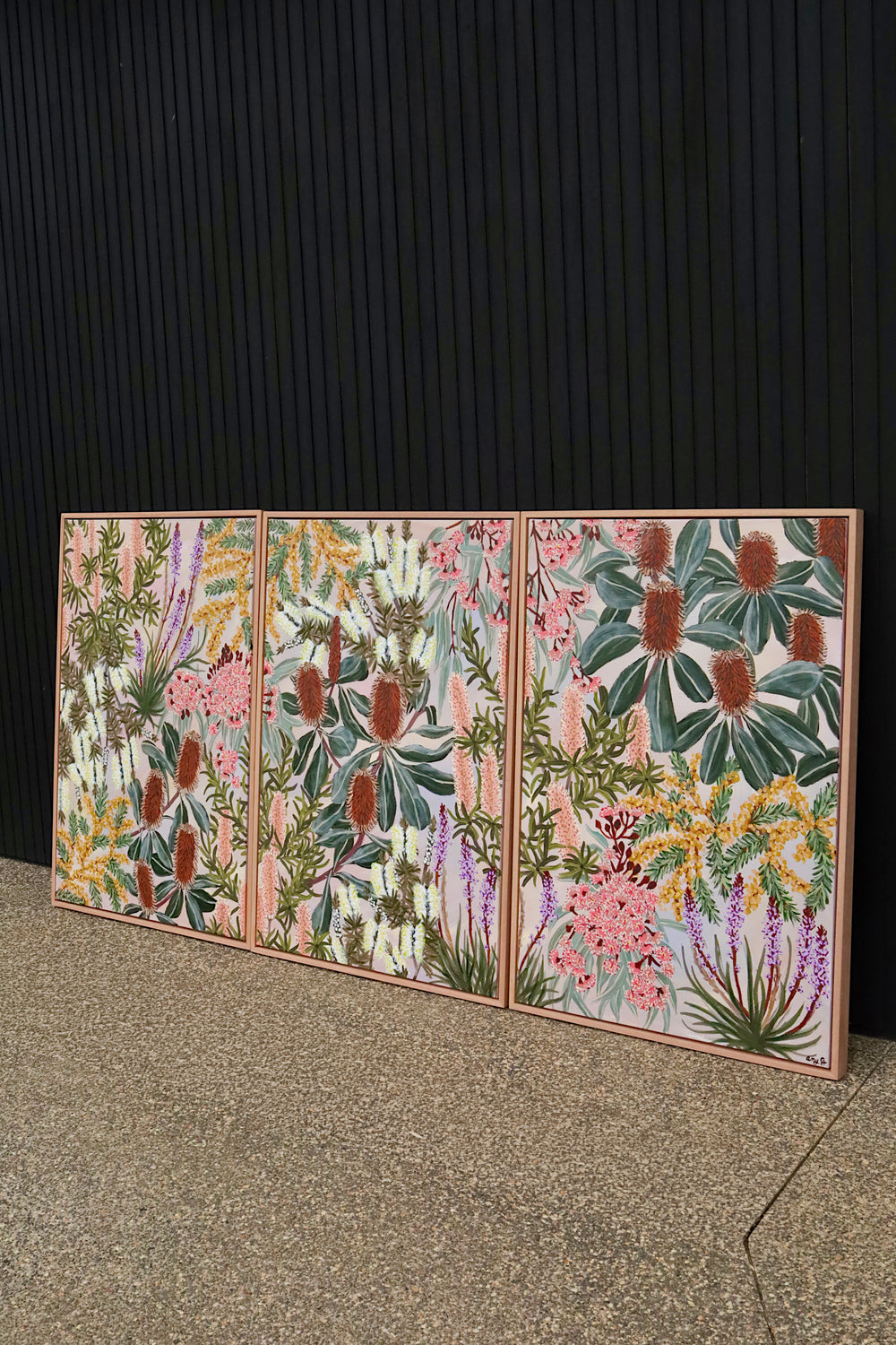Amy Gibbs - Let's Take A Walk (triptych)