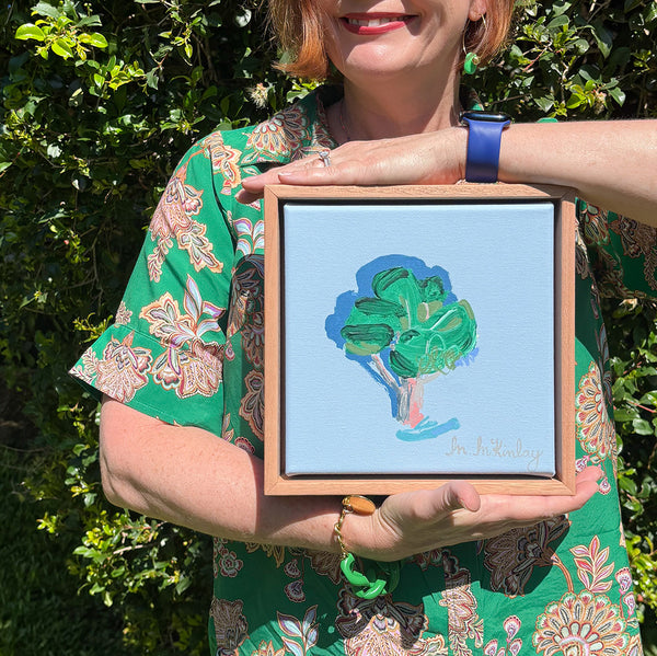 Madeleine McKinlay - Tree on Pale Blue