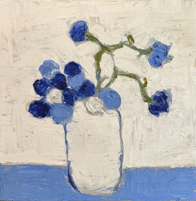 Susannah Bond - White Pot of Blue