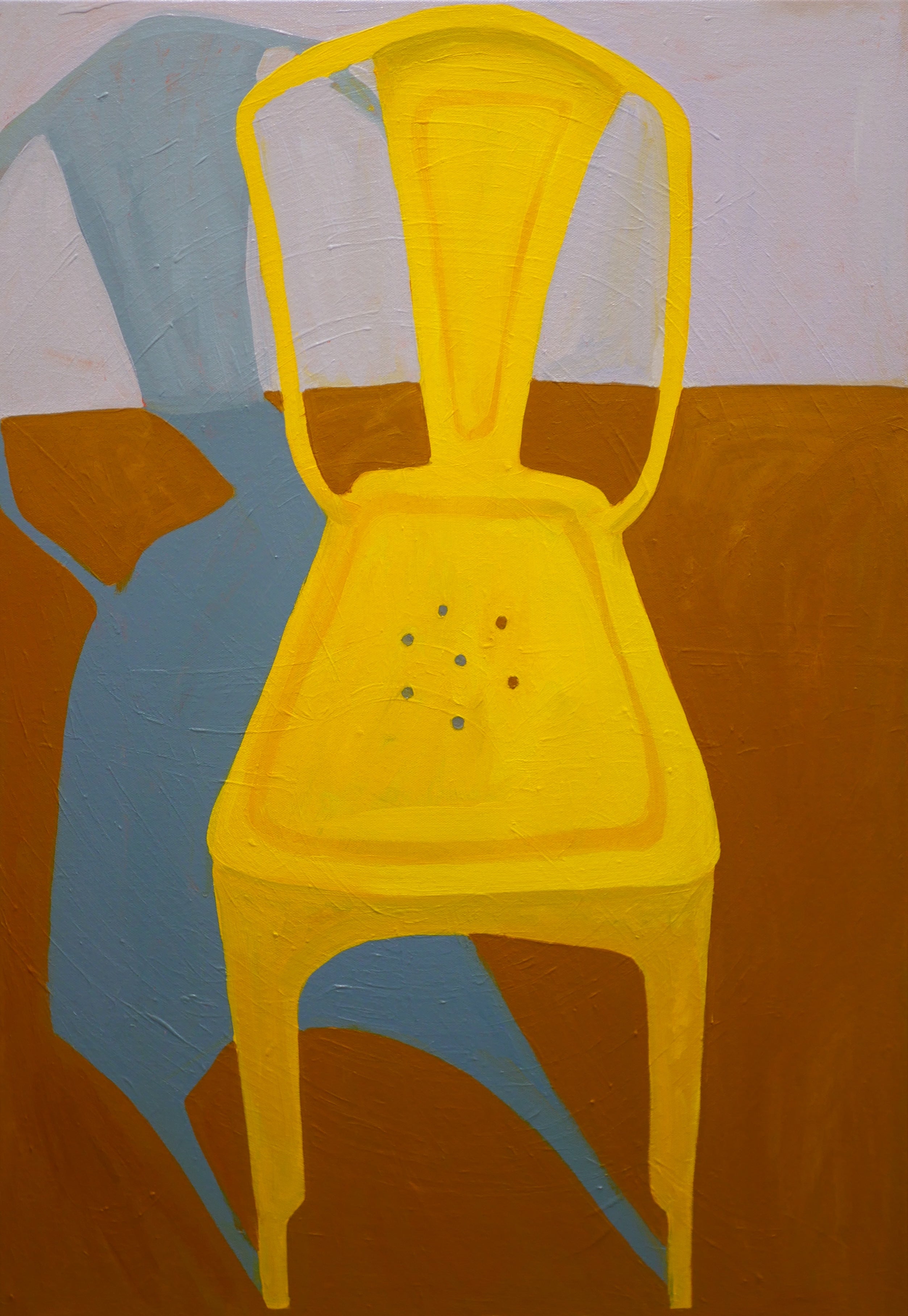 Lily Platts - Yellow Metal Chairs