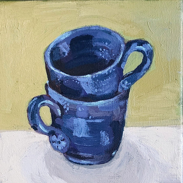 Siina McCallum - Blue coffee cups