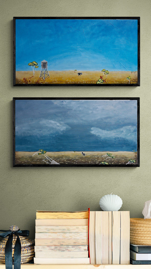 Sam Patterson-Smith - The Day The Wind Changed (Cow Tippin')2 - Diptych