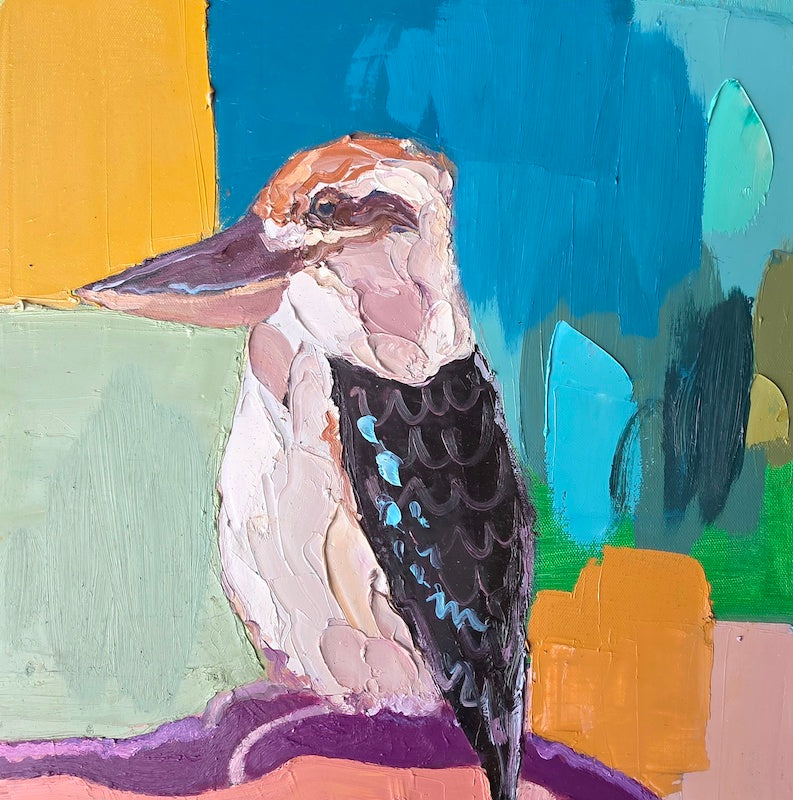 Mia Oatley - Kookaburra On Blue