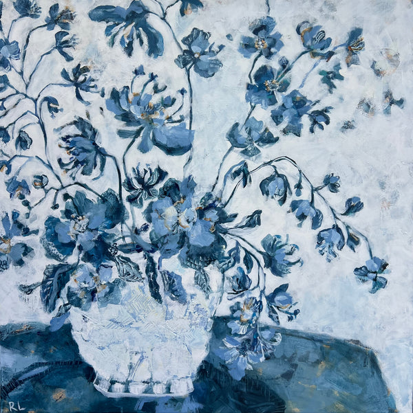 Rachael Little - Dusty Blue Floral