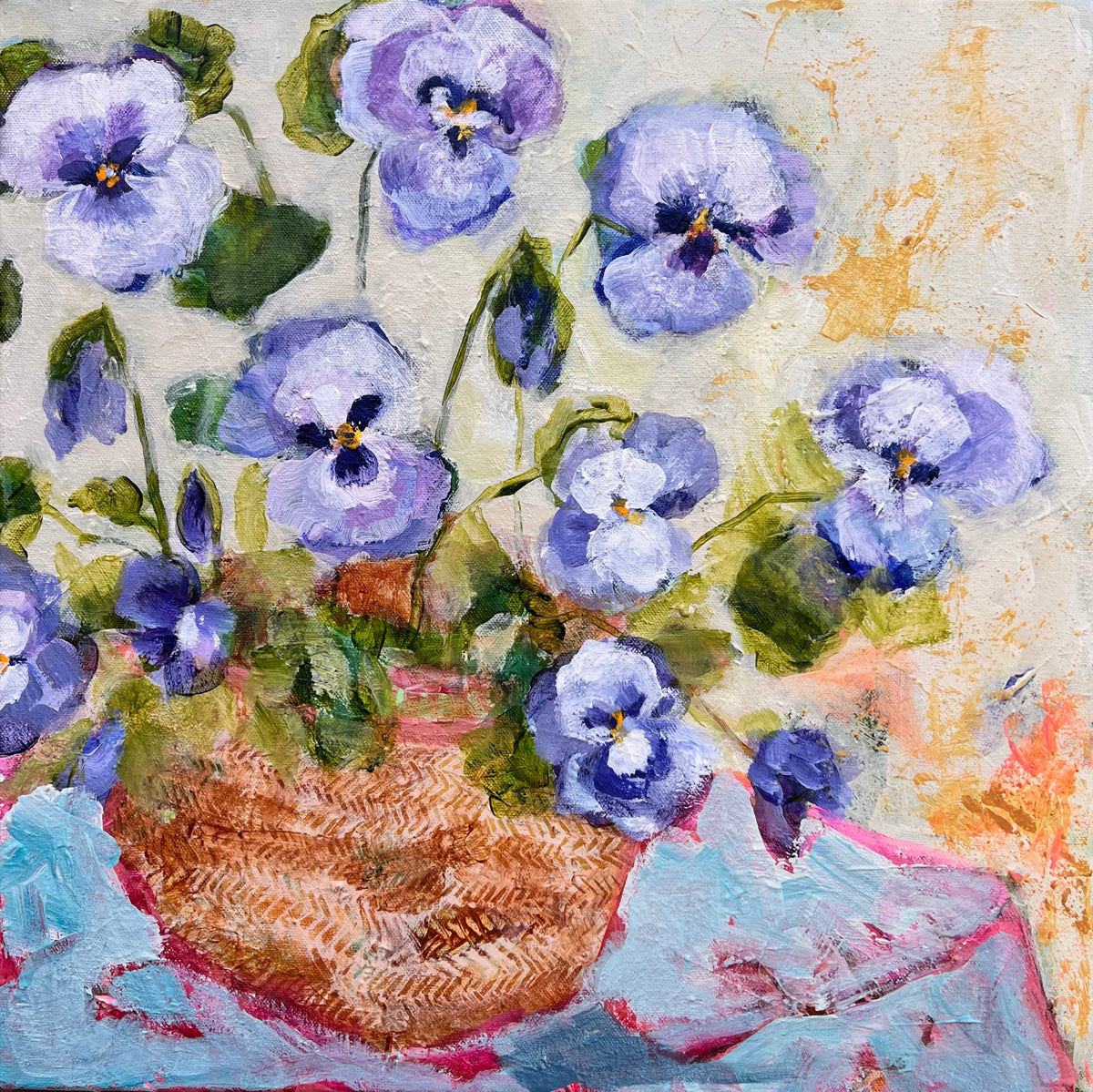 Rachael Little - Pansies